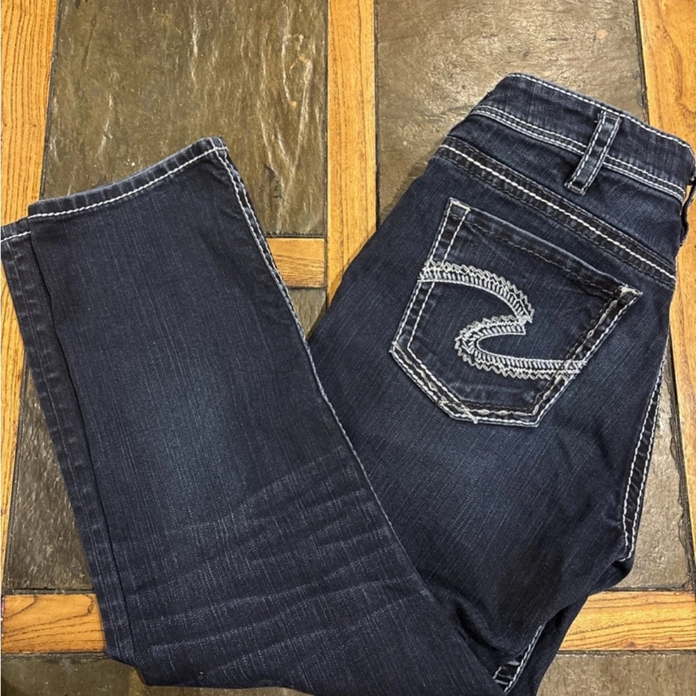 Silver Jeans Women's Boot Cut in Deep Indigo